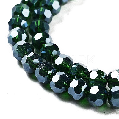 Electroplate Transparent Glass Beads Strands LS-EGLA-A035-T6mm-A10-1