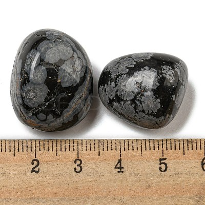 Natural Snowflake Obsidian Beads G-G123-04-1