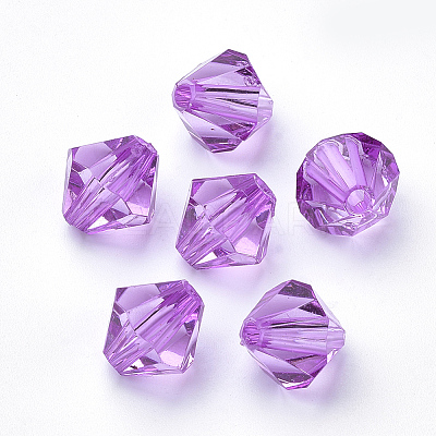 Transparent Acrylic Beads X1-TACR-S146-4mm-19-1