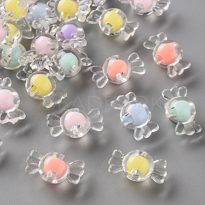 Transparent Acrylic Beads X-TACR-S152-03A-1