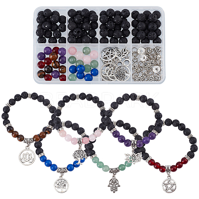 DIY Yoga Bracelet Making Kit DIY-SC0019-29-1