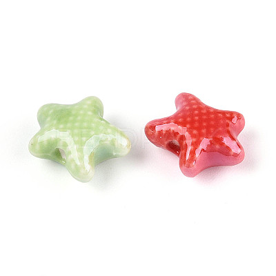 Handmade Porcelain Beads PORC-Q002-03E-01-1