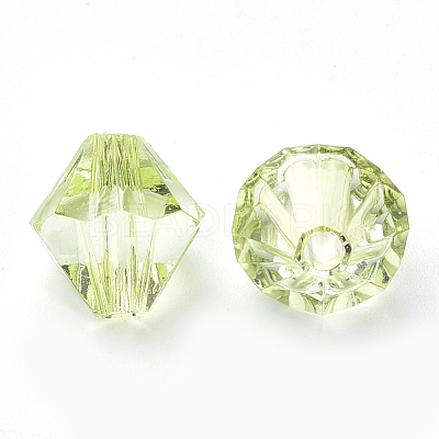 Transparent Acrylic Beads TACR-S146-6mm-12-1