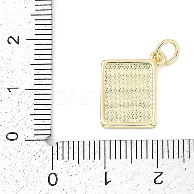 Brass Enamel Charms KK-G522-44G-04-1
