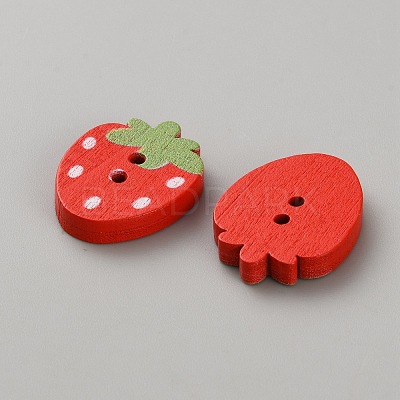 Wood Buttons BUTT-WH0031-27-1
