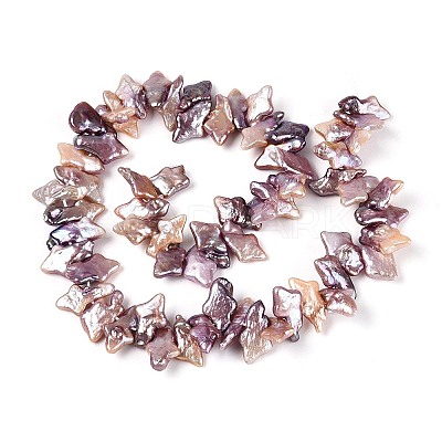Natural Baroque Keshi Pearl Beads PEAR-S022-02C-1