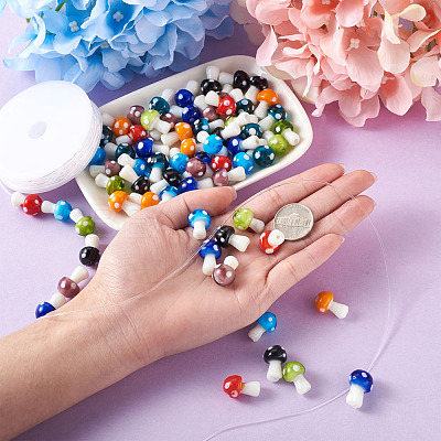 DIY Children Stretch Bracelets Making Kits DIY-CD0001-11-1
