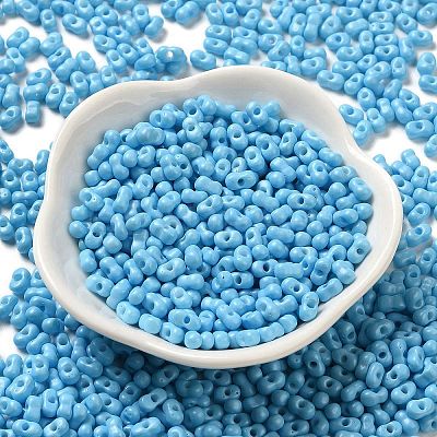 Baking Paint Glass Seed Beads SEED-K009-01A-06-1
