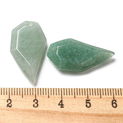 Natural Green Aventurine Pendants G-G052-A03-1