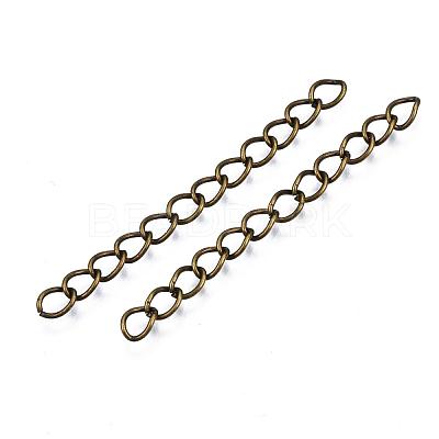 Iron Ends with Twisted Chains CH-CH017-5cm-AB-1