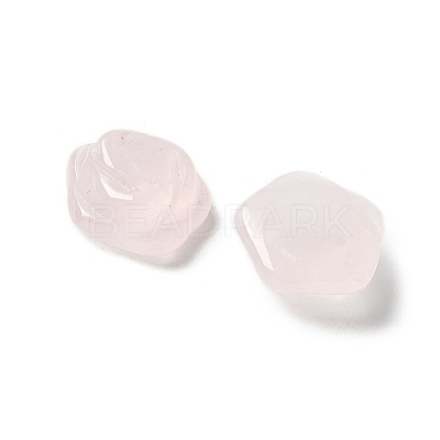 Natural Rose Quartz Carved Cabochons G-C185-01A-01-1