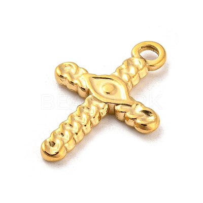 304 Stainless Steel Pendants STAS-C082-08B-G-1