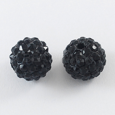 Pave Disco Ball Beads X-RB-S605-1-1