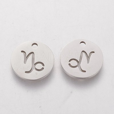 Non-Tarnish 304 Stainless Steel Charms STAS-Q201-T095-10-1