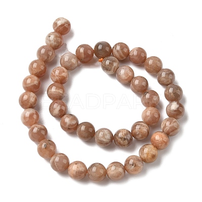 Round Natural Multi-Moonstone Beads Strands LS-G-I176-09-10mm-02-1