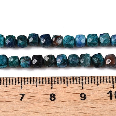 Natural Chrysocolla and Lapis Lazuli Beads Strands G-N342-116-1