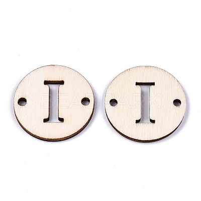 Unfinished Natural Poplar Wood Links Connectors WOOD-S045-140B-01I-1