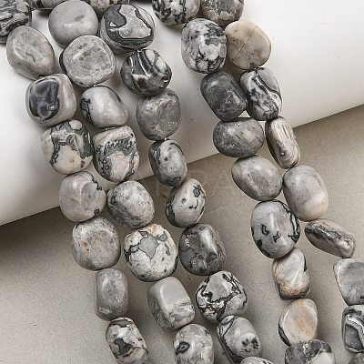 Natural Map Stone Beads Strands GG-CBA787B-A38-1