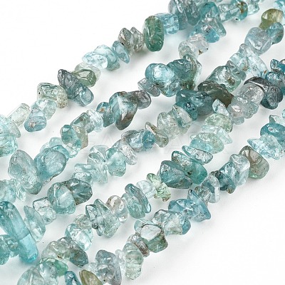 Natural Apatite Beads Strands X-G-F666-01B-01-1