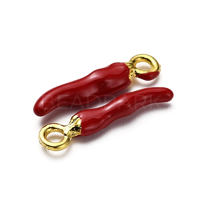Alloy Enamel Pendants ENAM-WH0056-05G-04-1
