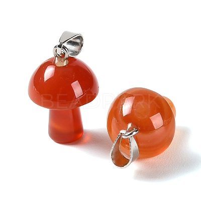 Natural Red Agate Pendants GG-CBAA0EE-05P-18-1