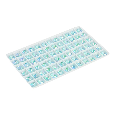 Pointed Back Glass Rhinestone Cabochons GGLA-S003-03E-1