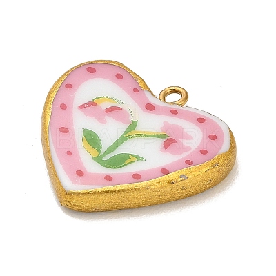 Printed Porcelain Pendants STAS-C183-03A-03-1