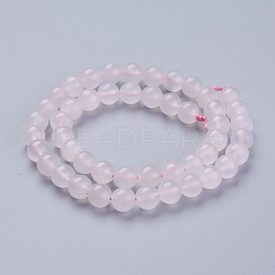 Natural Pink Calcite Beads Strands X-G-F687-01A-1