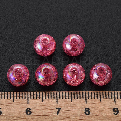 Transparent Crackle Acrylic Beads MACR-S373-66-L02-1