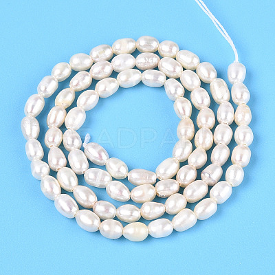 Natural Cultured Freshwater Pearl Beads Strands PEAR-N024-04-2AB-1