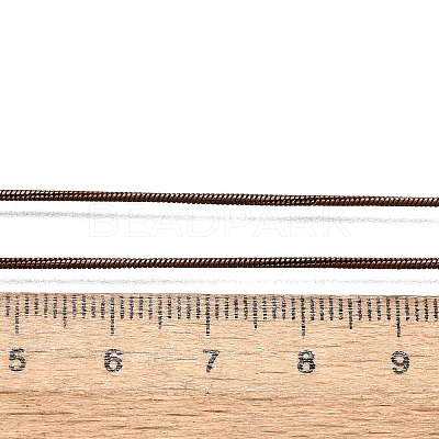 Brass Round Snake Chain Necklace Making KK-F763-07R-1