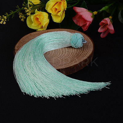 Beautiful Design Nylon Tassel Pendant Decorations X-NWIR-I007-42-1