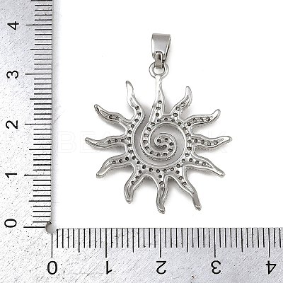 Brass Micro Pave Cubic Zirconia Pendants KK-K303-01P-1