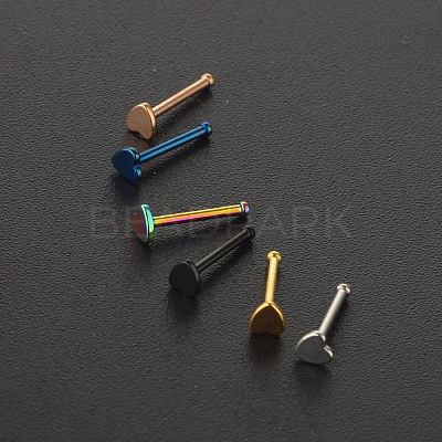 304 Stainless Steel Heart Nose Bone Rings WG0DFB7-04-1