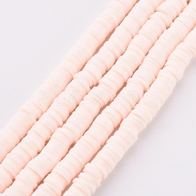 Handmade Polymer Clay Bead Strands CLAY-T002-6mm-41-1