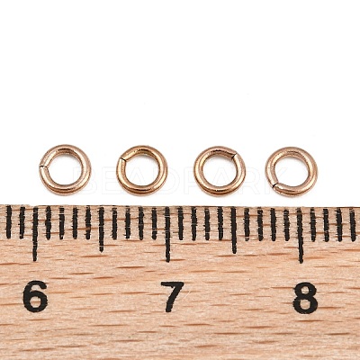 304 Stainless Steel Open Jump Rings SA-CBAF81C-01E-RG-1