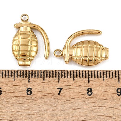 304 Stainless Steel Pendants STAS-L303-24G-1