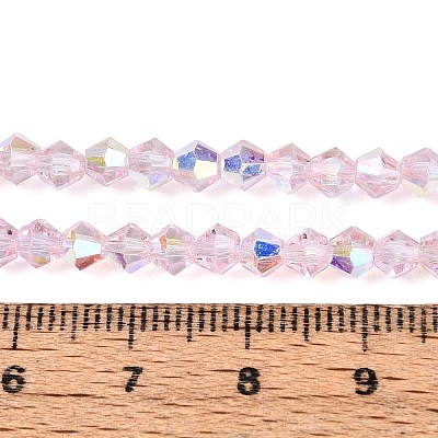 Transparent Glass Beads Strands EGLA-N021-4mm-06-1