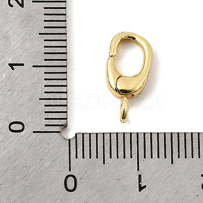 Brass Spring Gate Rings KK-I364-04G-01-1