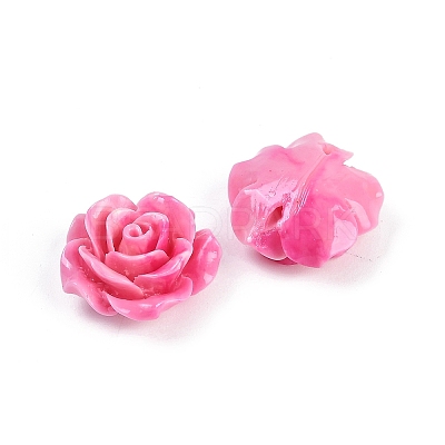 Synthetic Coral Carved Beads CORA-M001-04A-1