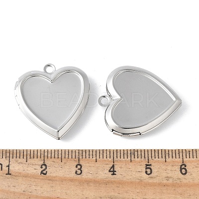 Non-Tarnish 304 Stainless Steel Locket Pendants STAS-K192-09P-01-1
