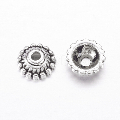 Tibetan Style Alloy Caps LS-LF1235Y-1