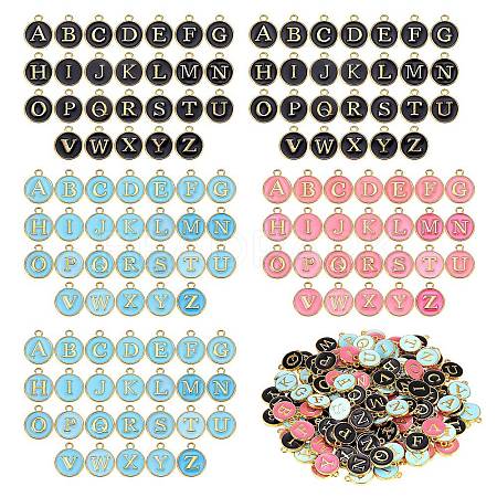 Golden Plated Alloy Enamel Charms ENAM-SZ0001-05G-1