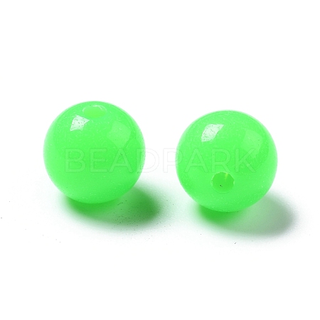 Fluorescent Acrylic Beads MACR-R517-8mm-07-1