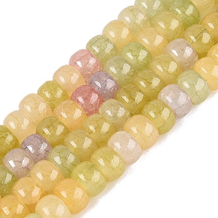 Ombre Effect Dyed Glass Beads Strands GLAA-Q106-05A-A04-1