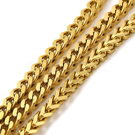 Ion Plating(IP) 304 Stainless Steel Curb Chains CHS-C013-01B-G-1