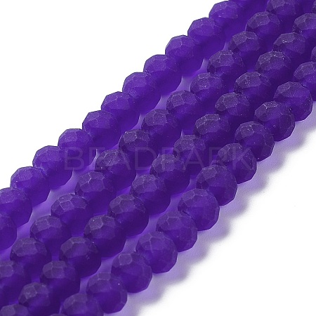 Transparent Glass Beads Strands X-EGLA-A034-T6mm-MD06-1