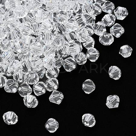 Imitation Austrian Crystal Beads X-SWAR-F022-4x4mm-001-1