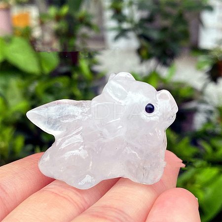 Natural Quartz Crystal Carved Figurines Statues for Home Desktop Decoration PW-WG05555-06-1