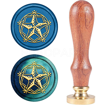 Wax Seal Stamp Set AJEW-WH0208-714-1